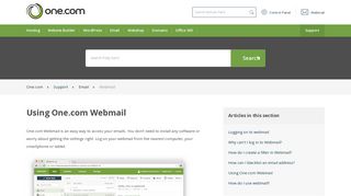 Using One.com Webmail – Support | One.com