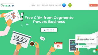 #1 Free CRM software in the cloud for sales and service