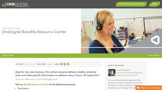 OneDigital Benefits Resource Center | OneDigital