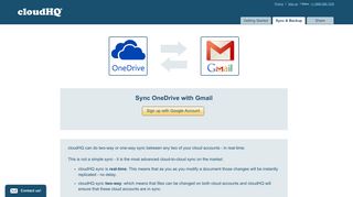 OneDrive Gmail - Sync and Integrate - cloudHQ