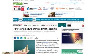 Merging PF accounts: How to merge two or more EPFO accounts - The ...