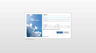 Sign In - MailEnable Web Mail