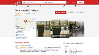 One Health Clubs - 13 Reviews - Gyms - 2021 Cliff Road, Cooksville ...