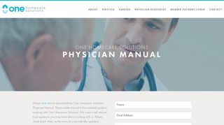 One Homecare Solutions Physician Manual