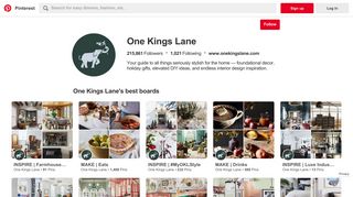 One Kings Lane (onekingslane) on Pinterest