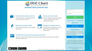 ONE Chart - Login Page