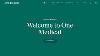 Have a sponsored membership? Activate it here | One Medical