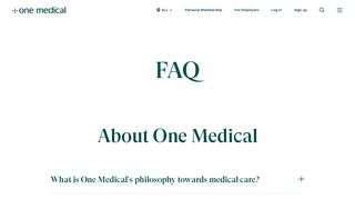 Frequently Asked Questions | One Medical