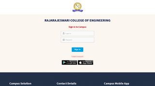 rajarajeswari college of engineering - CAMPUS - Campus Solutions ...