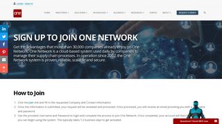Sign Up to Join One Network - One Network Enterprises