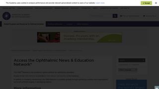 ONE Network Access - American Academy of Ophthalmology