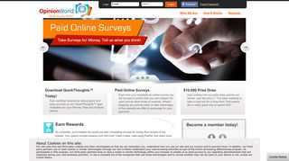OpinionWorld: Paid Online Surveys