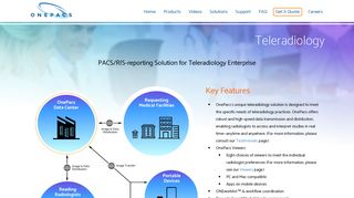 Teleradiology | Web Access, Unified Worklist, Peer Review | OnePACS
