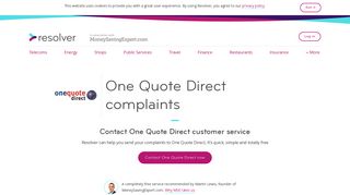 One Quote Direct Complaints Email & Phone | Resolver