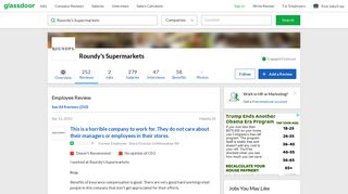 Roundy's Supermarkets - This is a horrible company to work for ...