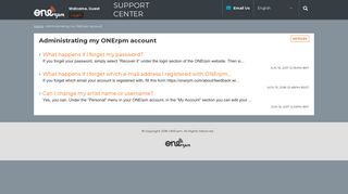ONErpm | Administrating my ONErpm account