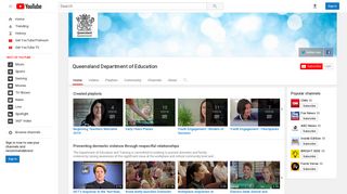 Queensland Department of Education - YouTube