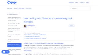 How do I log in to Clever as a school admin? – Help Center