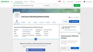 Working at One Source Marketing Solution (India) | Glassdoor.ca