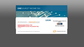 ONESOURCE Income Tax Login