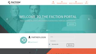 Faction Partner Portal | Home