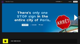There's only one STOP sign in the entire city of Paris. Random Facts ...