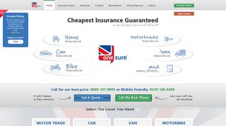 One Sure Insurance™ | Guaranteed Cheap Insurance*