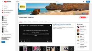 On the Beach Holidays - YouTube