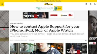 How to contact Apple Support for your iPhone, iPad, Mac, or Apple ...
