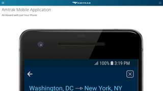 About the Amtrak Mobile Application | Amtrak