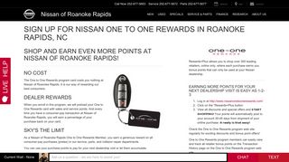 Nissan One to One Rewards | Nissan Specials near Emporia, VA