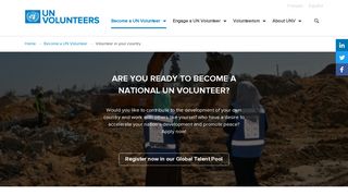 Volunteer in your country | UNV