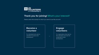 Sign up | UNV Online Volunteering service