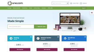 One.com Web hosting - Domain • Hosting • Email