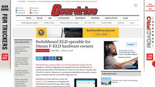 One20's F-ELD hardware is compatible with Switchboard app