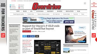 Support for One20's F-ELD ends as part of ... - Overdrive Magazine