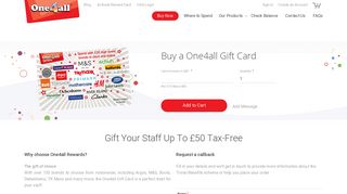 One4all Rewards – Trivial Benefits - Tax-free staff gifts