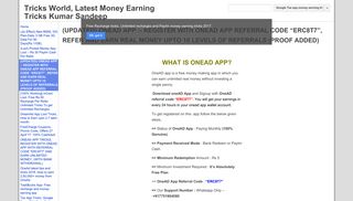 (UPDATED) ONEAD APP :- REGISTER WITH ONEAD APP ...