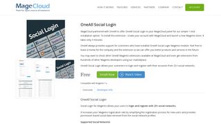 OneAll Social Login | MageCloud.net