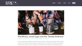 The problems with WordPress social login | Barn2 Media