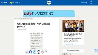 OneApp basics for New Orleans parents | NOLA.com