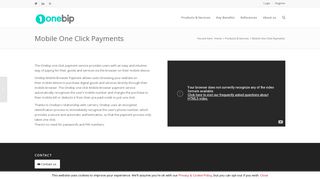 Mobile One Click Payments - Onebip