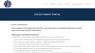 Focus Parent Portal - OneClay Digital Information
