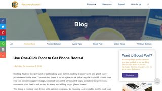 Use One-Click Root to Get Phone Rooted
