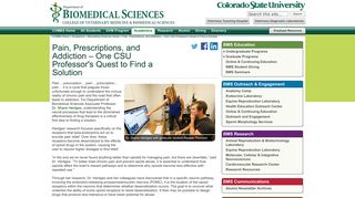 Pain, Prescriptions, and Addiction – One CSU Professor's Quest to ...