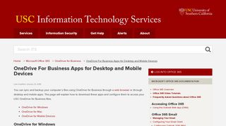 OneDrive For Business Apps for Desktop and Mobile Devices | IT ...