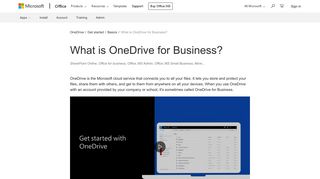 What is OneDrive for Business? - Office Support