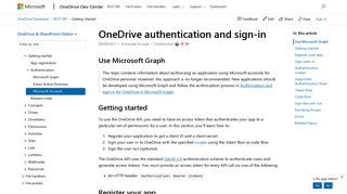 Authorization for OneDrive API for Microsoft Accounts - OneDrive dev ...
