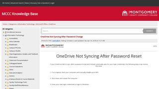 OneDrive Not Syncing After Password Change
