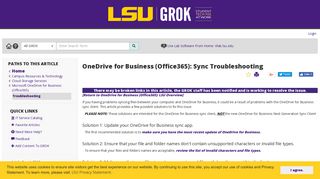 OneDrive for Business (Office365): Sync Troubleshooting - GROK ...